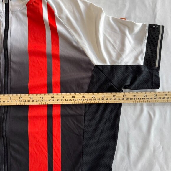 Novara Cycling Sprint Jersey Men's XL Black White Full Zip Road Bike Shirt - NWT - Picture 9 of 10